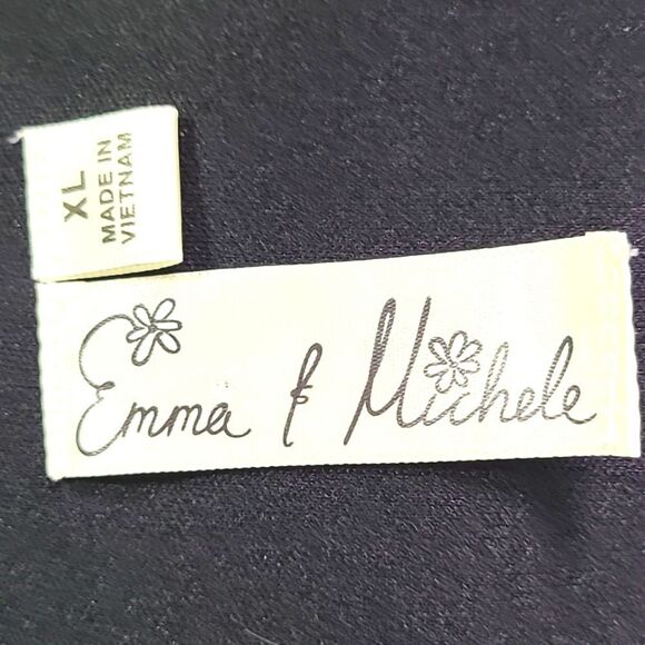 Emma & Michele Gray Knee-length Dress with Cut-out at Neckline, Size XL - Picture 6 of 8